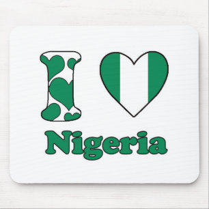 I Liebe Nigeria Mousepad
