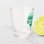 I Liebe Nigeria, nigerianisches Herz Schnapsglas (Links)