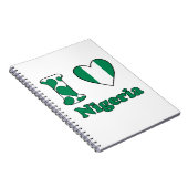 I Liebe Nigeria Notizblock (Rechte Seite)