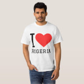 I Liebe Nigeria T-Shirt (Vorne ganz)