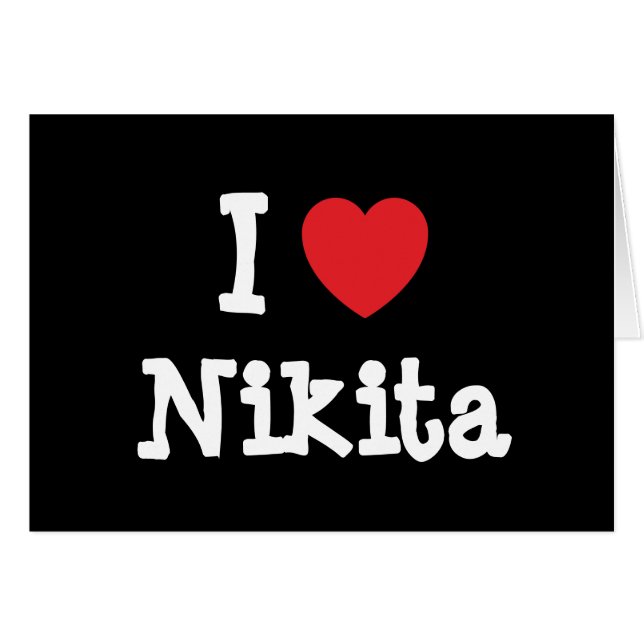 I Liebe Nikita T - Shirt (Vorderseite (Horizontal))