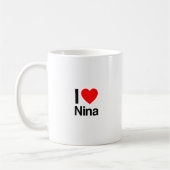 i Liebe nina Kaffeetasse (Links)