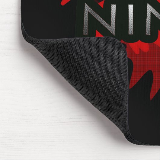 I Liebe Ninjas Mouse Pad Mousepad (Ecke)