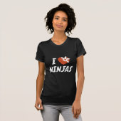 I Liebe Ninjas T-Shirt (Vorne ganz)