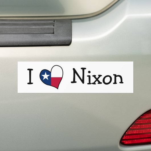 I Liebe Nixon Autoaufkleber (Auf Auto)