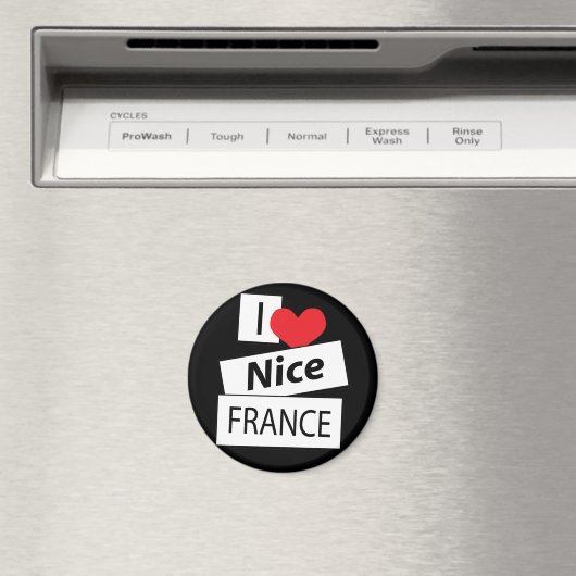 I Liebe Nizza Frankreich Magnet (In Situ (Geschirrspüler))