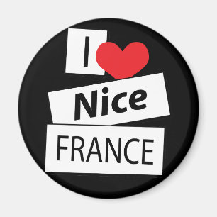 I Liebe Nizza Frankreich Magnet