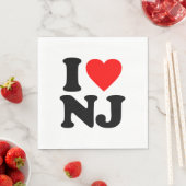 I LIEBE NJ SERVIETTE (Beispiel)