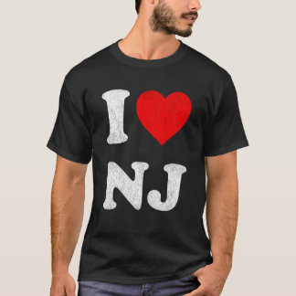 I Liebe NJ Souvenir I Heart New Jersey T-Shirt
