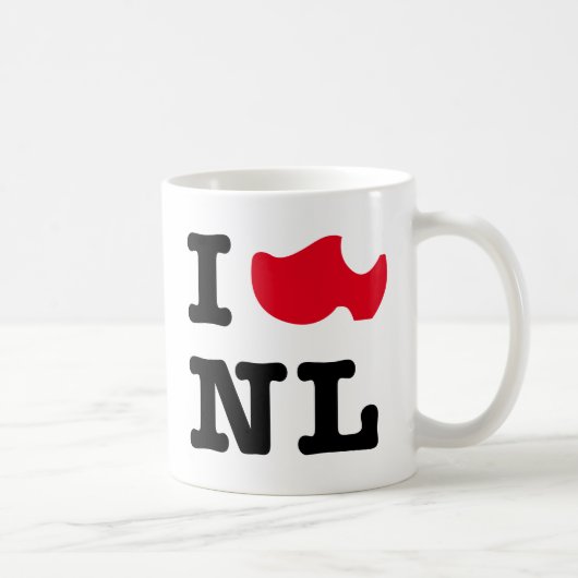 I Liebe NL, I Liebe Holland Kaffeetasse (Rechts)