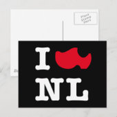 I LIEBE NL POSTKARTE (Vorne/Hinten)