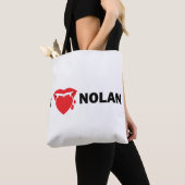 I Liebe Nolan Taschen-Tasche (Licht) Tasche (Von Nahem)