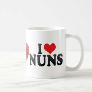 I Liebe NONNEN Kaffeetasse