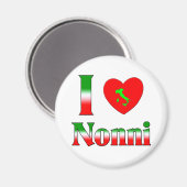 I Liebe Nonni Magnet (Vorderseite/Rückseite)