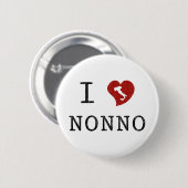 I Liebe Nonno Button (Vorne & Hinten)