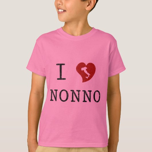 I Liebe Nonno T-Shirt (Vorderseite)