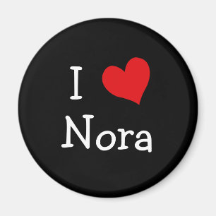 I Liebe Nora Magnet