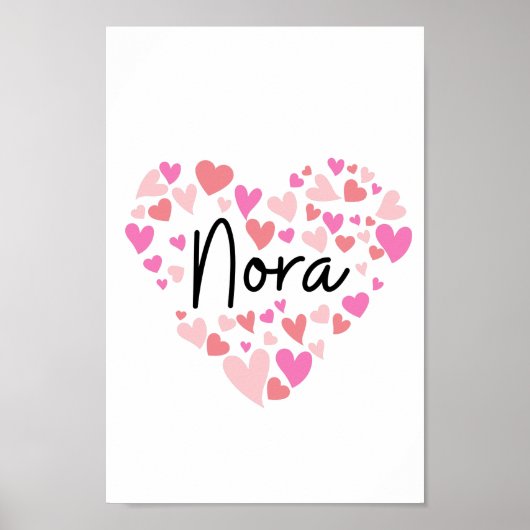I Liebe Nora Poster (Vorne)