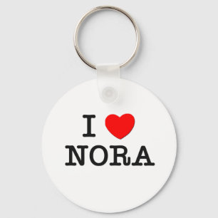I Liebe Nora Schlüsselanhänger