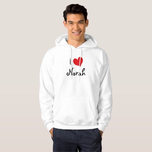 I Liebe Norah Hoodie (Vorne ganz)
