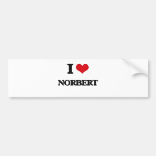 I Liebe Norbert Autoaufkleber