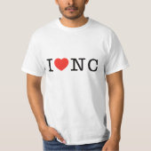 I LIEBE Nord-Carolina T-Shirt (Vorderseite)