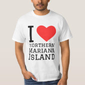 I Liebe Nord-Mariana T-Shirt (Vorderseite)