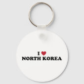 I Liebe Nordkorea Schlüsselanhänger (Vorderseite)
