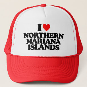 I LIEBE NORDMARIANA INSELN TRUCKERKAPPE