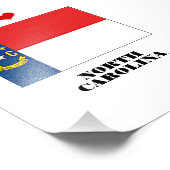 I Liebe North Carolina Fotodruck (Ecke)