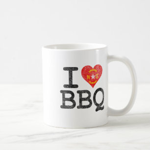 I Liebe North Carolina Grillen I Heart Nc Byrbecue Kaffeetasse