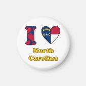 I Liebe North Carolina Magnet (Vorne)