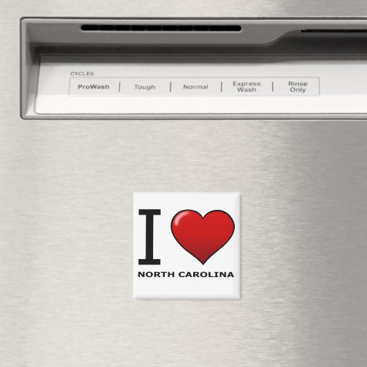 I LIEBE NORTH CAROLINA MAGNET (In Situ (Geschirrspüler))