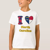 I Liebe North Carolina T-Shirt (Vorderseite)