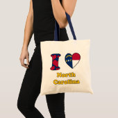 I Liebe North Carolina Tragetasche (Vorderseite (Produkt))