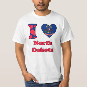 I Liebe North Dakota T-Shirt