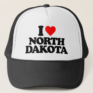 I LIEBE NORTH DAKOTA TRUCKERKAPPE
