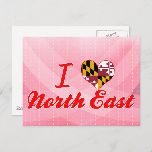 I Liebe North East, Maryland Postkarte (Vorne/Hinten)
