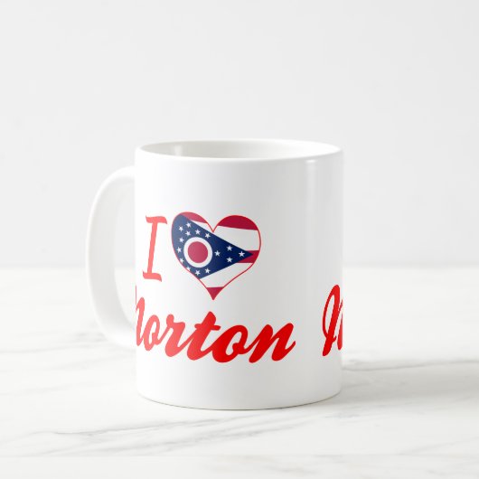 I Liebe Norton, Ohio Kaffeetasse (Vorderseite Links)