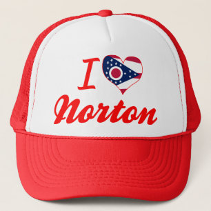 I Liebe Norton, Ohio Truckerkappe