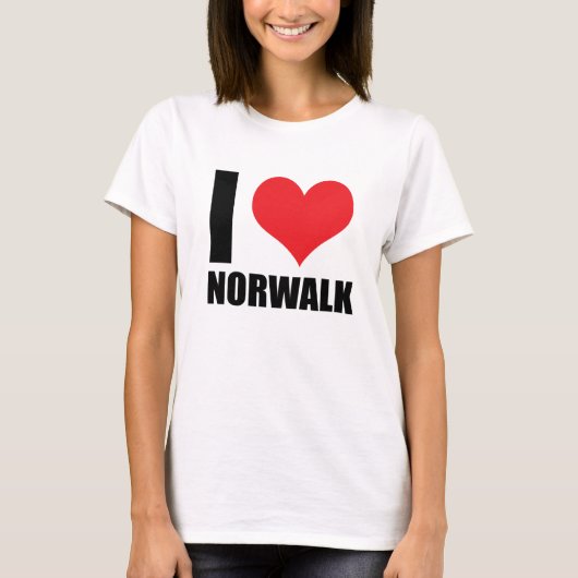I Liebe Norwalk T-Shirt (Vorderseite)