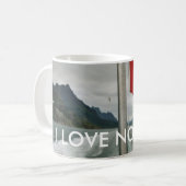 I LIEBE NORWEGEN KAFFEETASSE (Vorderseite Links)