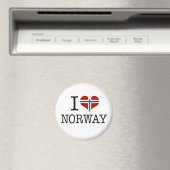 I Liebe Norwegen Magnet (In Situ (Geschirrspüler))
