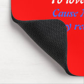 I Liebe Norwegen Mousepad (Ecke)