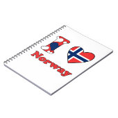 I Liebe Norwegen Notizblock (Linke Seite)