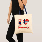 I Liebe Norwegen Tragetasche (Vorderseite (Produkt))