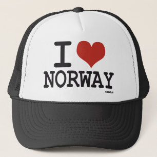 I Liebe Norwegen Truckerkappe