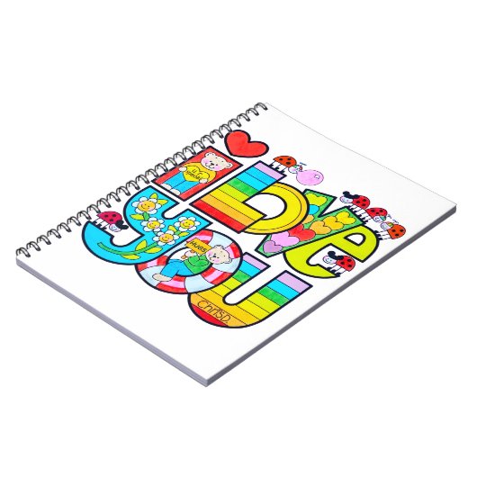 I Liebe Notizblock (Linke Seite)