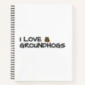 I LIEBE NOTIZBLOCK (Vorderseite)