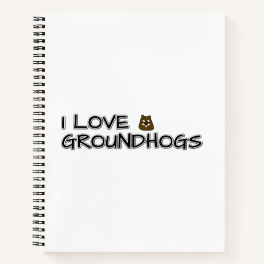 I LIEBE NOTIZBLOCK (Vorderseite)